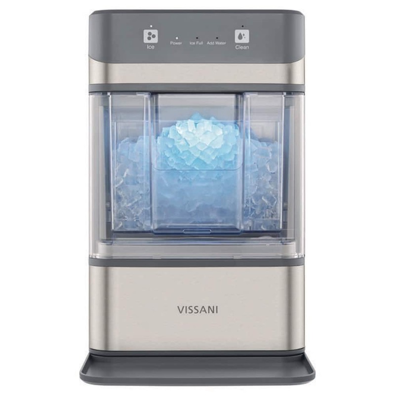 Vissani 34 lbs. Portable Nugget Ice Maker w/ Automatic Cleaning