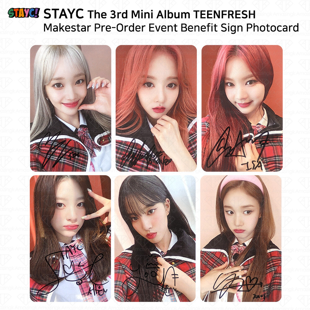 StayC The 3rd Mini Album TEENFRESH Pre Order Event Benefit