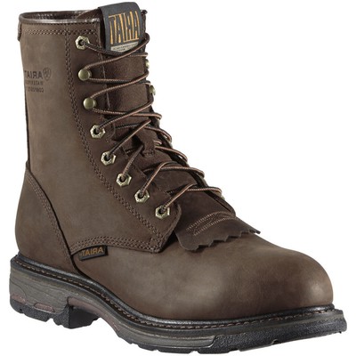 

Мужские ботинки Ariat WorkHog 8 дюймов H2O с композитным носком, Brown/distressed