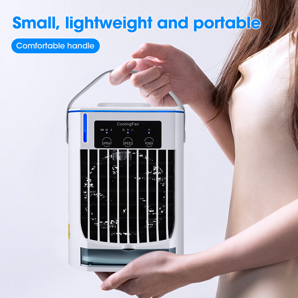 2023 Evaporative Portable Air Cooler Cooling Fan Humidifier 