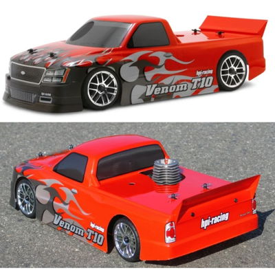 NEW HPI Sprint 2 Sport Drift Flux E10 Venom T 10 Clear Body 200mm 17500