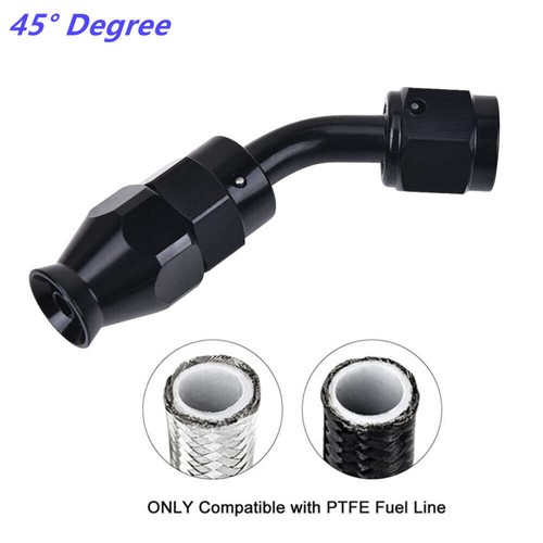 AN4/AN6/AN8/AN10/AN12 PTFE Hose End Fitting Adapter for PTFE Hose Line Universal
