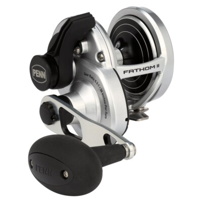 Penn Fathom II Lever Drag Conventional Fishing Reels | FREE 2-DAY SHIP