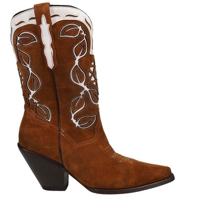 

Ботинки Dan Post Moni Tool-Inlay Snip Toe Cowboy Womens Brown Casual Boots DP4326, Коричневый, Dan Post Boots Moni Tool-Inlay Snip Toe Cowboy