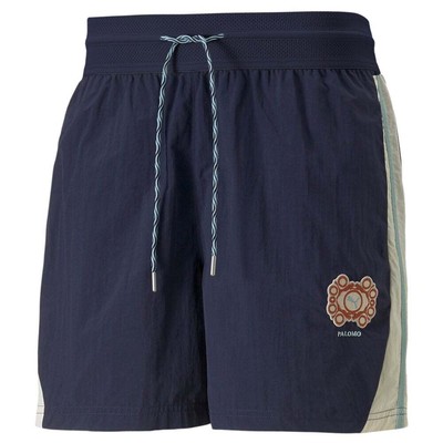 

Puma Palamo X T7 Athletic Shorts Мужские синие повседневные спортивные штаны 53597106, Синий, Puma Palamo X T7 Athletic Shorts
