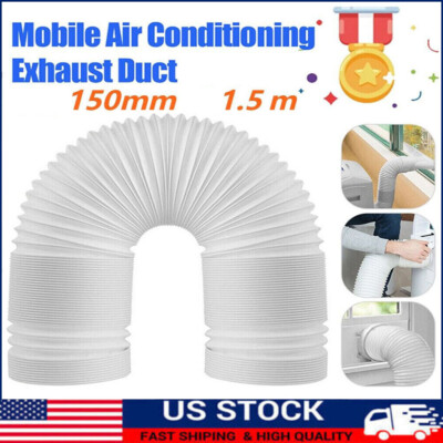 Exhaust Hose For Portable Air-Conditioner 5.9''Universal Replacement AC Vent Hose