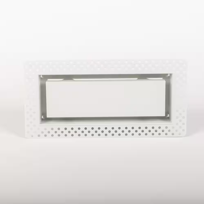 Flush Wall Vent (Lite) 4 In. X 10 In. White
