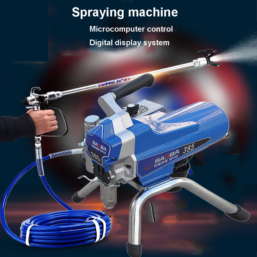220V High Pressure Airless Wall Paint Spray Gun Sprayer Machine