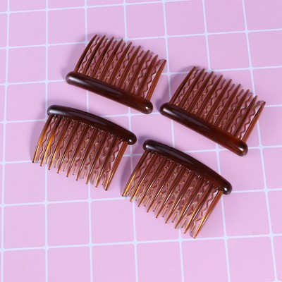  12 Pcs Hair Comb Clips Small Practical Combs Straight and Twisted Teeth