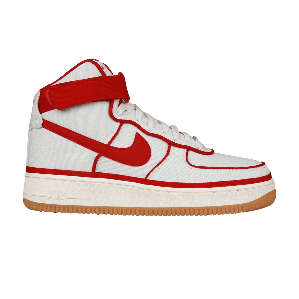 Pre-owned Air Force Size 7.5/9/12.5/13/14 Men  1 High 07 Lv8 806403 101 Red Bone White