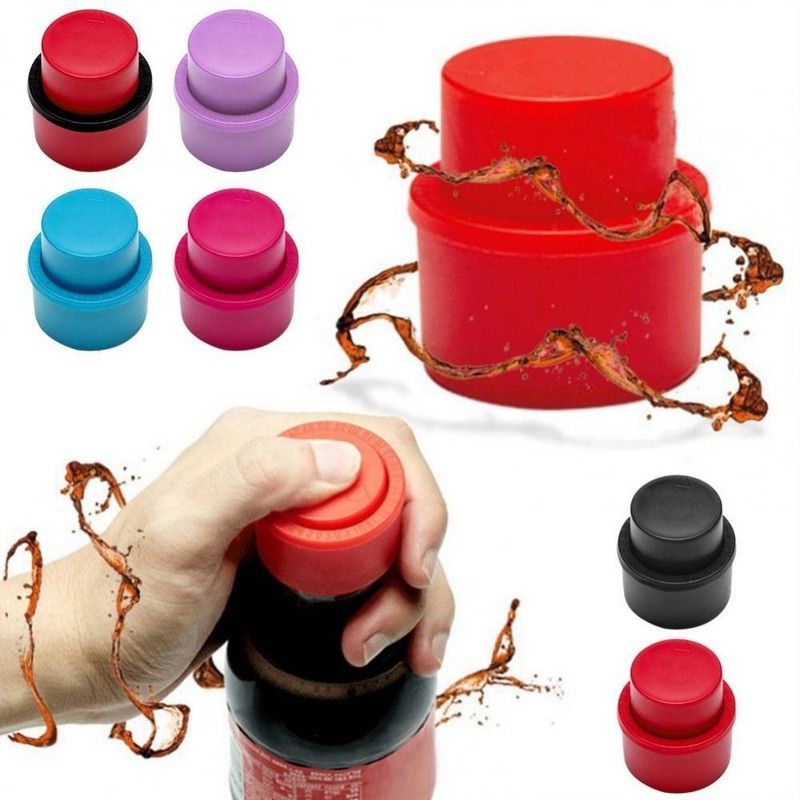 Keeper Cola Pump Drink Sealer Bottle Stopper Beverage Saver Soda Cap