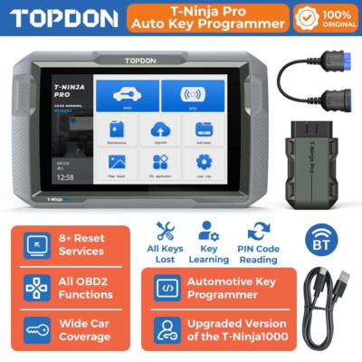 2024 TOPDON Auto Key Programmer Pin Code Reader All Key Lost IMMO Programming