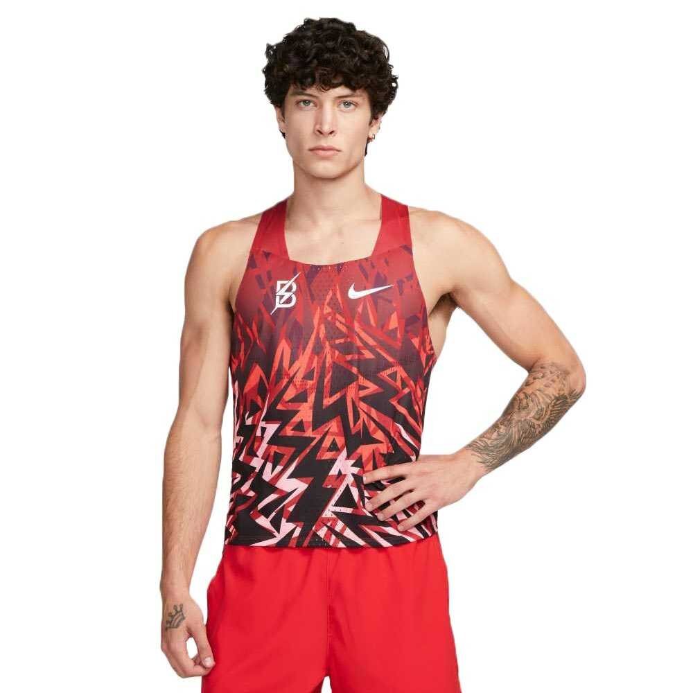 

Мужская футболка для бега Nike Dri-FIT ADV AeroSwift BTC DV7713-687, Красный, Nike Dri-FIT ADV