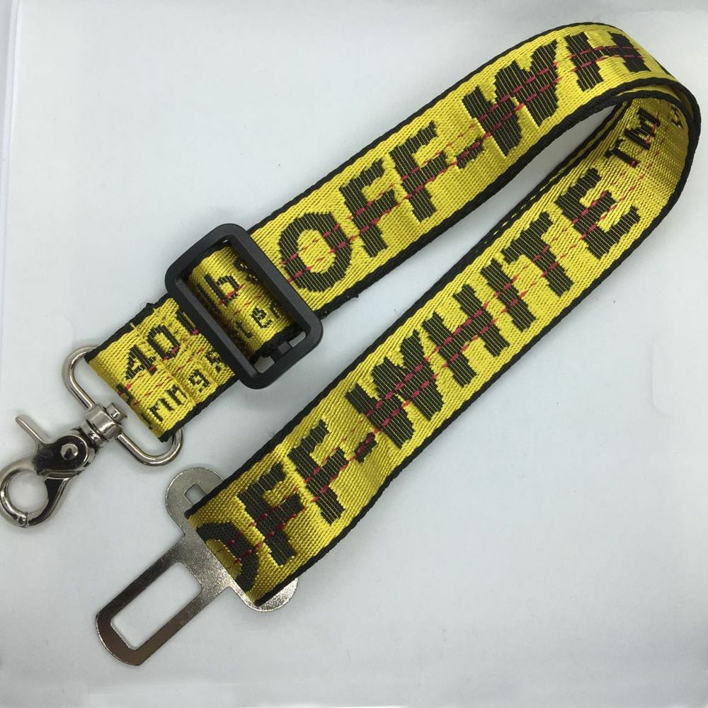off white belt for dogs