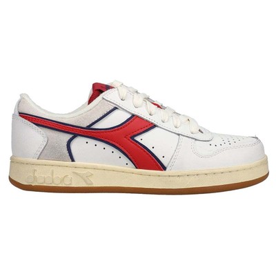 

Diadora Magic Basket Low Icona Lace Up Sneaker Мужские белые кроссовки Повседневная обувь, Белый, Diadora Magic Basket Low Icona Lace Up Sneaker
