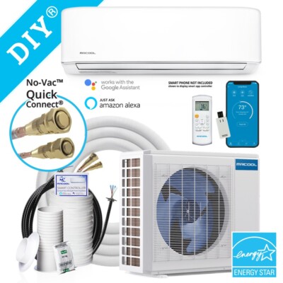 4th Gen MRCOOL DIY 24,000 BTU Ductless Mini-Split Heat Pump/AC 230 V Basic