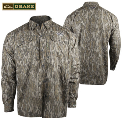 Drake EST Refuge Heat-Escape WP Button Up Shirt (S)- MOBL