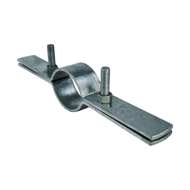 4 in Riser Clamp Galvanized Steel Pipe Support Vertical Plumbing HVAC Fireproof
