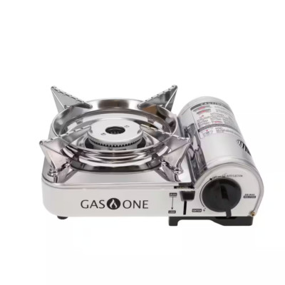 Compact Powerful GASONE Mini Butane Portable Stove for Camping Outdoor Cooking