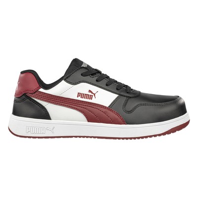 Передняя часть Puma Safety Frontcourt с низкой опасностью поражения электрическим током, мужская черная рабочая часть с композитным носком