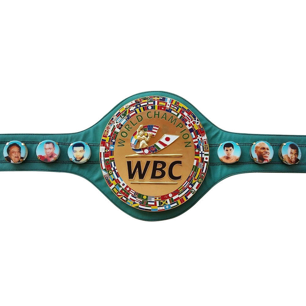 WBC World Boxing Champions Replica belt 2mm/4mm Zinc Wrestling belt Adult Size - Picture 2 of 6