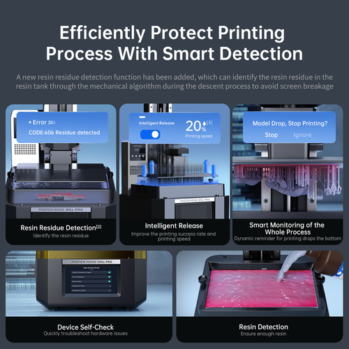 ANYCUBIC Photon Mono M5s Pro 3D Printer 10.1'' 14K HD LCD 3X High Speed Printing