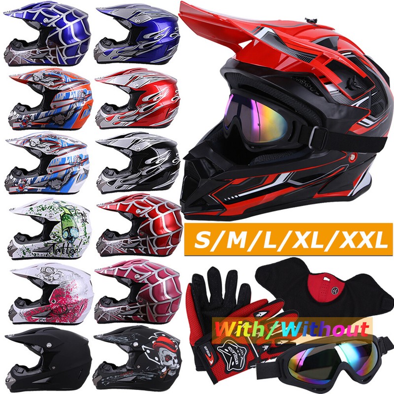 Youth kids DOT Motocross Helmet Child ATV UTV MX BMX Dirt Bike Off-Road Racing