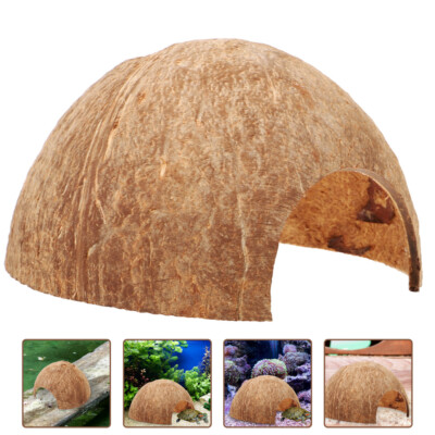  Hermit Crab Tank Hideout Hamster Snake Accessories Leopard Gecko Decorate