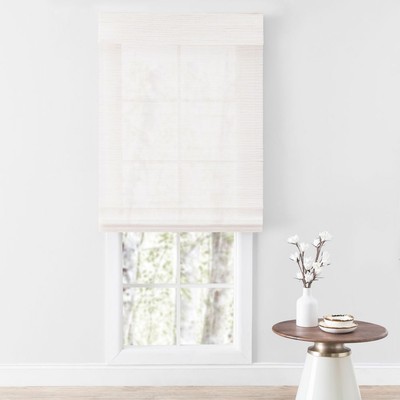 Ricardo Capri Cordless Bamboo Roman Shade 32x72 White