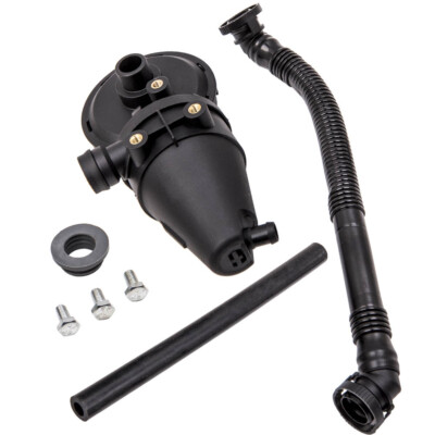Oil Separator Crankcase PA66 Vent Valve Kit Breather Hose
