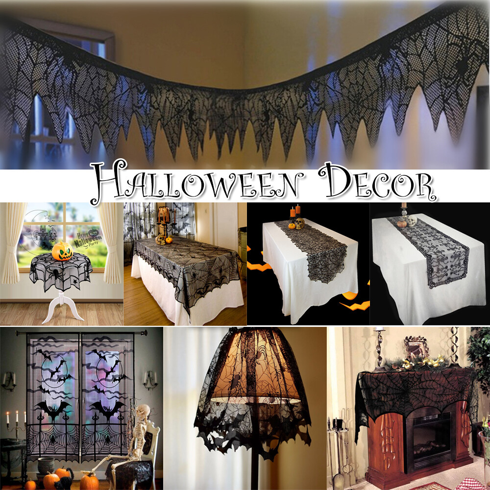 Flag Cobweb Curtain Banner Party Us