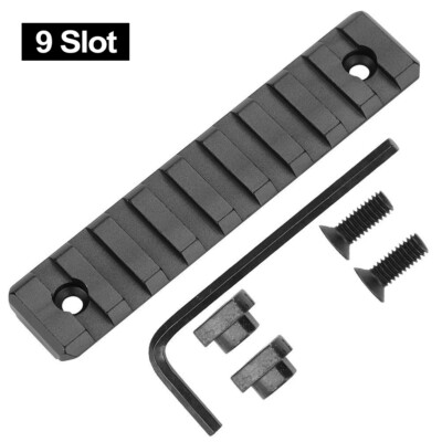 MLok Picatinny Weaver Rail Section Aluminum 5 7 11 Slot 2'' 3'' 5'' - Pick QTY