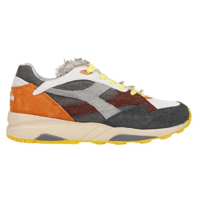 

Diadora Eclipse Lupo Мужские серые кроссовки из искусственного меха Повседневная обувь 176580-75078, Grey, Diadora Eclipse Lupo Faux Fur