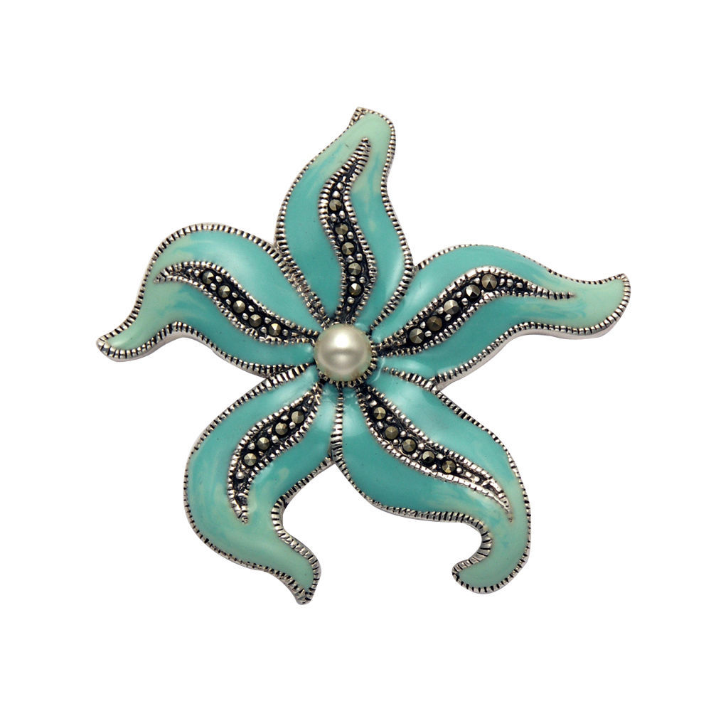 Sterling Silver Diamonds & Gemstone Fine Brooches & Pins