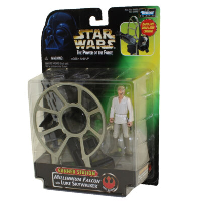 Star Wars Power of the Force POTF Green Card Luke w/Gunner Station