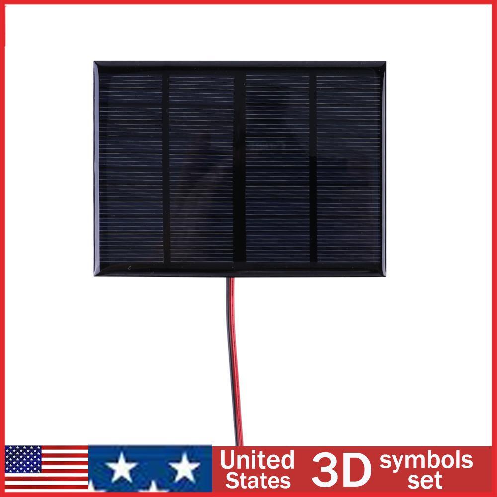Mini Solar Panel Cells 3W 12V Small Cell Module for 9-12V Ba