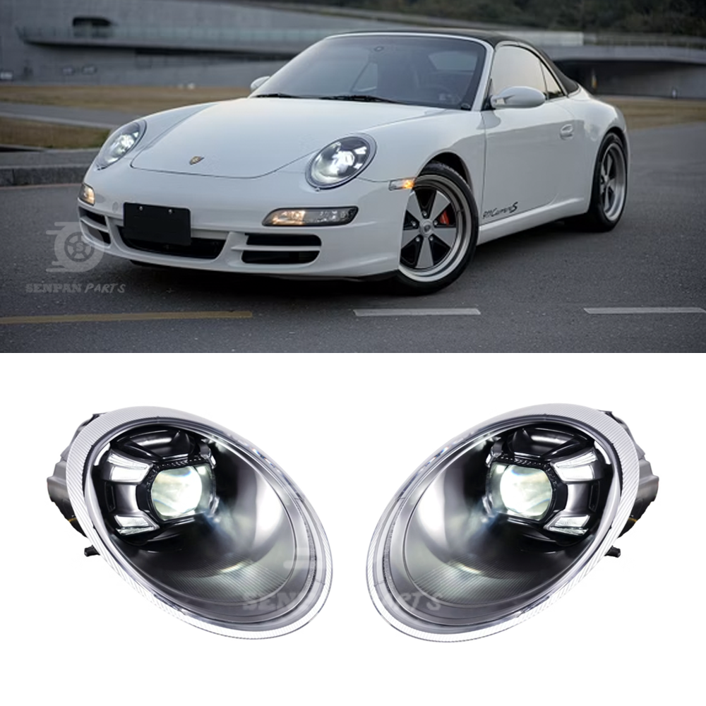 Porsche 997 911 Full LED Headlights DRL Projector Lamp 05-13