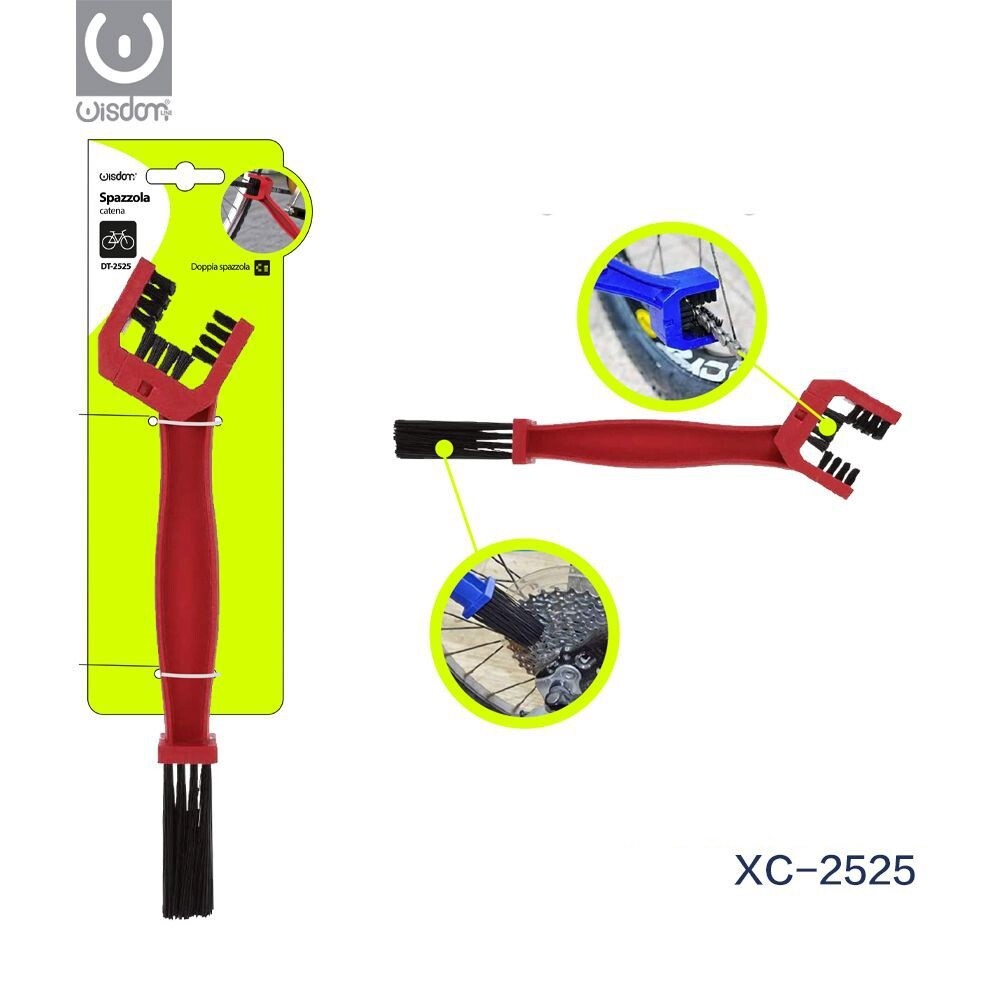 Strumento spazzola pulizia pulire catena bici bicicletta moto Xc-2525 wis