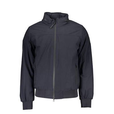 Pre-owned North Sails Blue Performance Jacket With Removable Hood