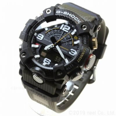 Pre-owned Casio G-shock Bluetooth Carbon Core Guard Gg-b100-1a3jf Men\'s Watch Green Japan