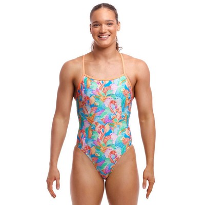 Funkita Birdsville Tie Me Tight One Piece Women's Swimwear, Ladies Swimwear