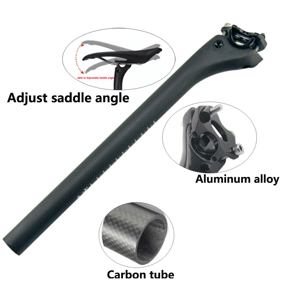 MTB Carbon Seat Post 25.4/27.2/30.8/31.6 Offset 25mm Road Bike Seatpost RXL SL
