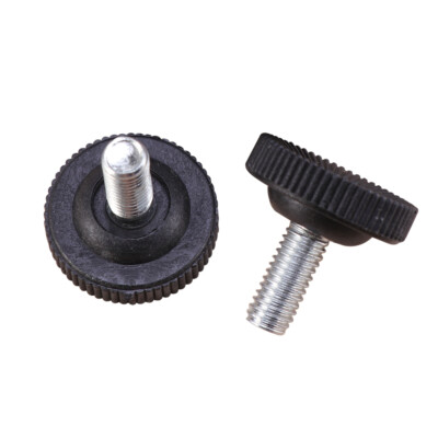 Pack of 12 Black Chair Levelers Screw Table Leg Levelers M8 Leveling Feet