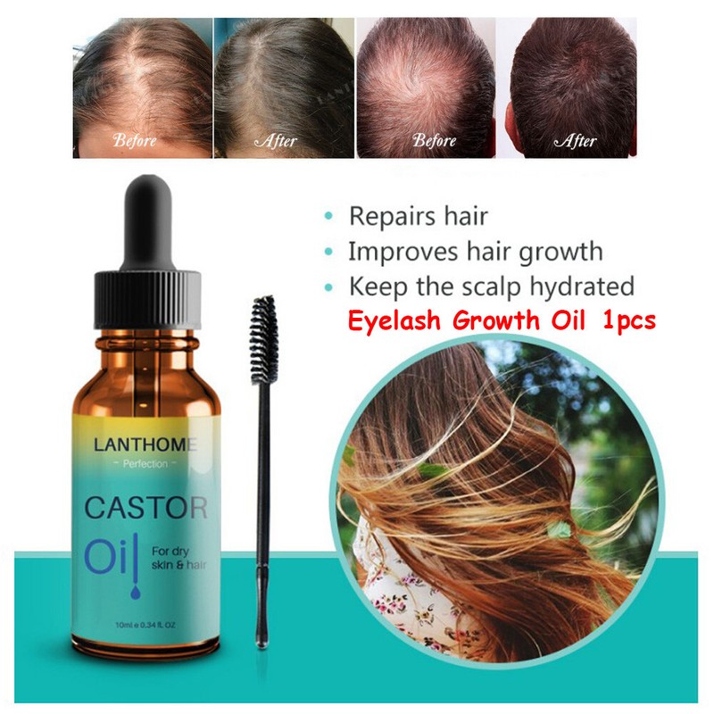 Moisturizing Eyelash Growth Oil Natural Extract Castor Oil Hair