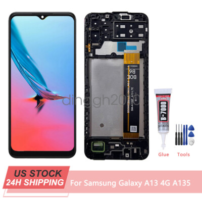 LCD Display For Samsung Galaxy A13 4G A135U A135F A135M Touch Screen Replacement