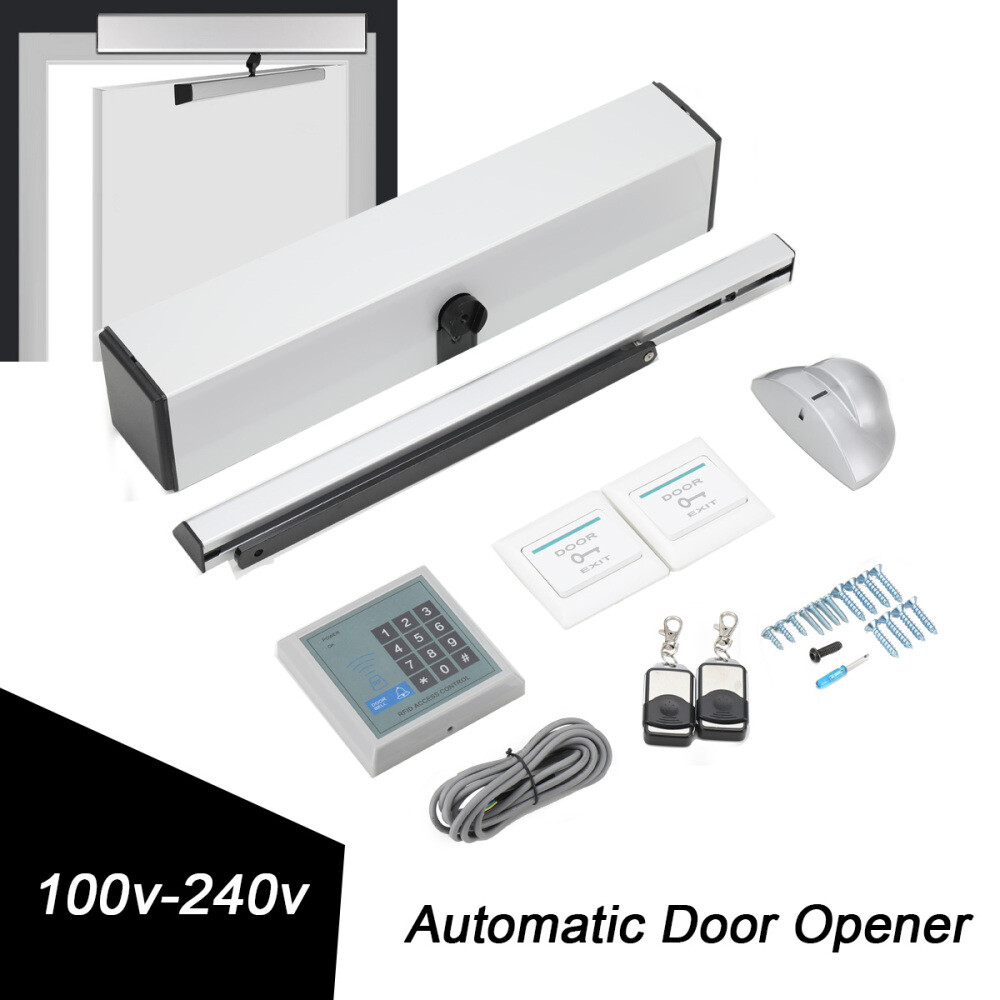 Electric Automatic Swing Door Opener Automatic Door Operator Remote Control 50W