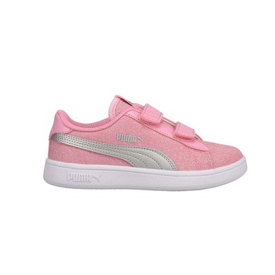 

Puma Smash V2 Glitz Glam V Ps Slip On Youth Girls Розовые кроссовки Повседневная обувь 367, Розовый, Puma Smash V2 Glitz Glam V Ps Slip On Youth