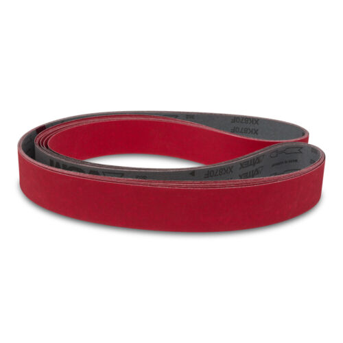 1 X 30 Inch Fine Grit EdgeCore Flexible Ceramic Sanding Belts,4 Pk Asst