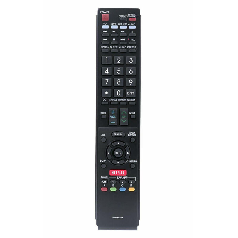 New Gb004wjsa For Sharp Aquos Tv Remote Control Lc52c6400u Lc52le640u Gb005wjsa