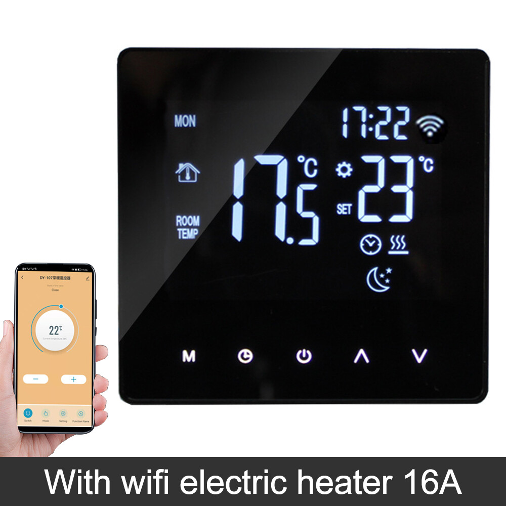 WiFi Smart Thermostat Fahrenheit Electric Floor Heating Water Gas Boiler Tuya US